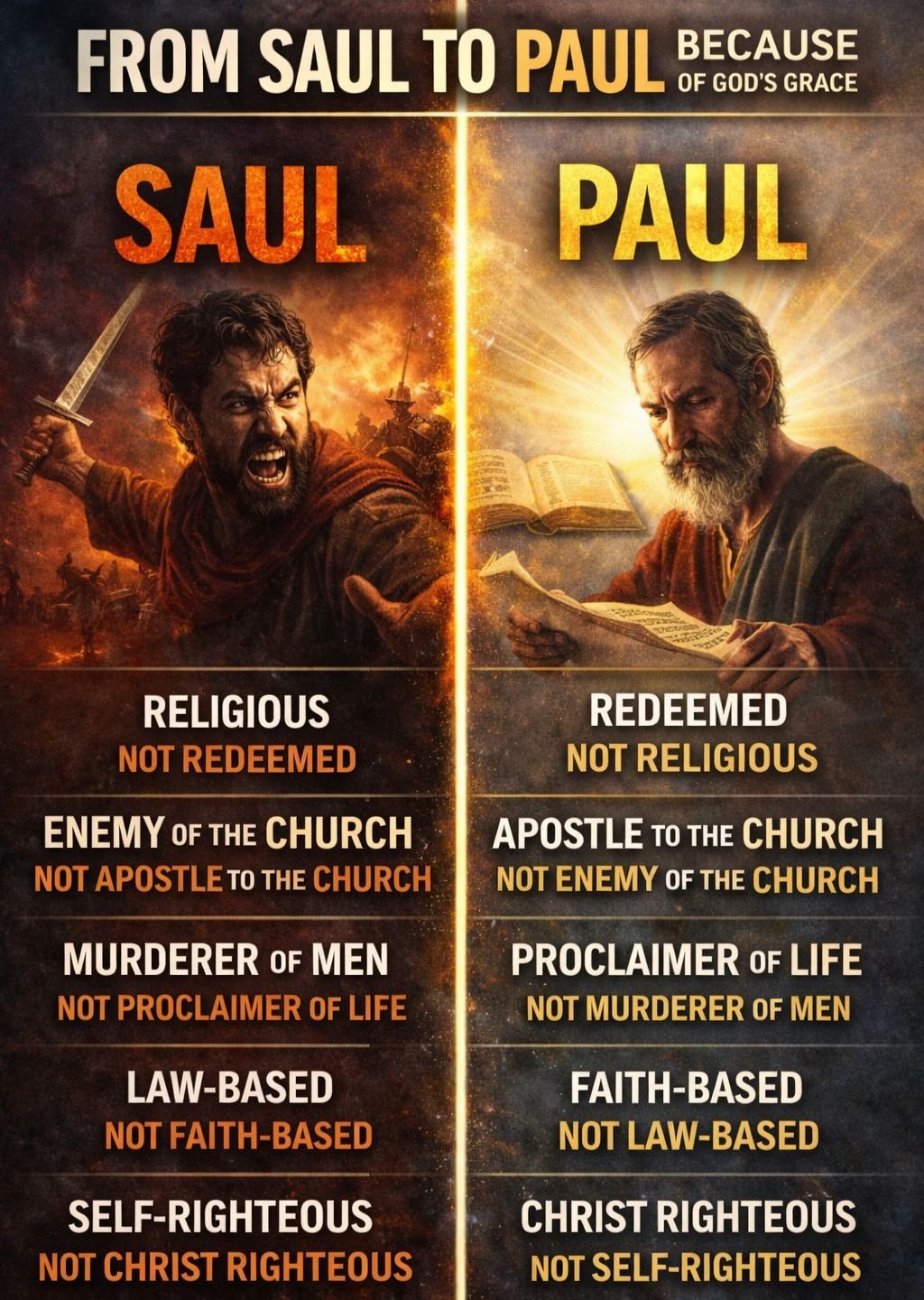 Seuli Paul 𝗙𝗥𝗢𝗠 𝗦𝗔𝗨𝗟 𝗧𝗢 𝗣𝗔𝗨𝗟 𝗕𝗘𝗖𝗔𝗨𝗦𝗘 𝗢𝗙 𝗚𝗢𝗗’𝗦 𝗚𝗥𝗔𝗖𝗘